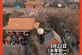 泰山岱庙人气“爆棚”，人山人海如赶“大集”图片