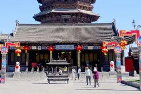 世界最高的应县木塔 ，供奉着释迦牟尼佛牙舍利图片