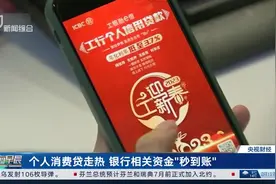 个人消费贷走热 银行相关资金“秒到账”图片