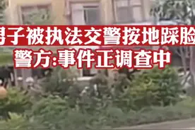 防城港警方回应网传男子被交警踩脸：事件正调查中图片