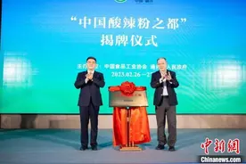 中国食品工业协会与河南通许共建“中国酸辣粉之都”图片