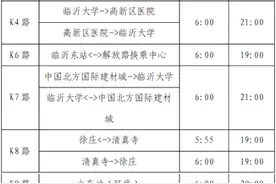 首班车6点发车，临沂公交3月1日起执行夏季运营时间图片