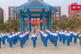 湖南永州：中学生集体表演《学习雷锋好榜样》手势舞图片