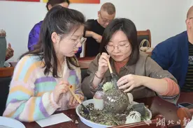 襄阳三中：自制多肉盆栽 扬清廉之风图片