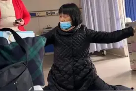 长沙女子住院生娃，社牛母亲在旁表演劈叉！网友：令人羡慕图片