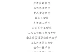 2023年度山东省民办高校基础能力建设资金拟分配名单公示图片