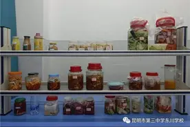腐乳、泡菜、果醋……昆明市第三中东川学校高二年级体验传统发酵图片