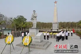云南省各级共青团、少先队组织开展“清明祭英烈”活动图片