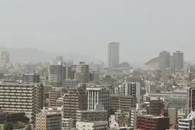 日本福冈和广岛等地出现沙尘天气图片