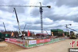 中国最北高铁站——伊春西站进入主体结构施工阶段图片