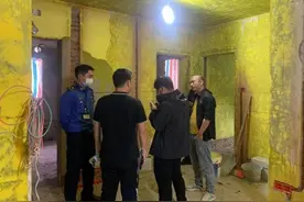 住户装修敲打承重墙，招商街道敦促整改消除隐患图片