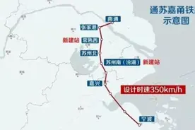 两条高铁交于苏州南站，上海大都市圈南翼交通一体化加速图片