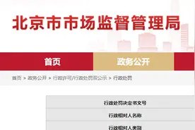 销售的针织衫检出不合格 梦田服装（上海）有限公司北京第十九分公司被罚图片
