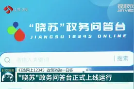 “晓苏”政务问答台正式上线运行图片