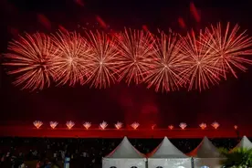 视觉盛宴！金山国际音乐烟花秀上演第二场！图片