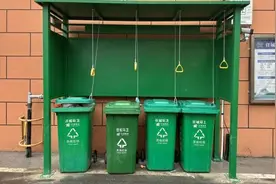 社区垃圾桶多了滑动拉手，古槐街道居民们频点赞图片