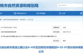 正在公示！将新建两所学校！仙桃城区一地块规划调整...图片