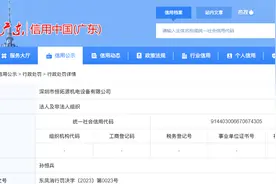 深圳市恒拓源机电设备有限公司擅自拆除防火门被处罚图片