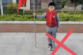 【知识荟】图解少先队队旗的规范执旗方式图片