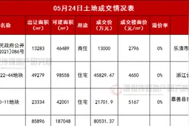 温州乐清、嘉兴嘉善镇区宅地均由本土房企竞得图片