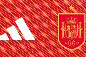 西班牙队2024欧洲杯球衣曝光：传统红色大底搭配黄色波浪条纹图片