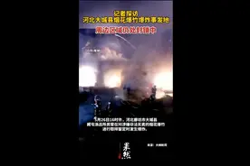 记者探访河北大城县烟花爆竹爆炸事发地：部分建筑坍塌，周边区域仍处封锁中图片