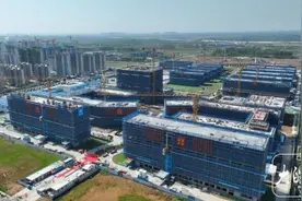 合肥八中运河新城校区项目顺利封顶图片
