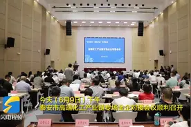 签约金额16.5亿元 泰安市高端化工产业链专场金企对接会议顺利召开图片
