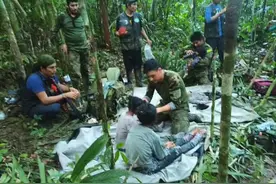 半岛聚焦丨奇迹！坠机后4名儿童丛林求生40天获救，最小仅11个月！更多细节披露……图片