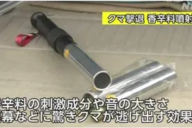 日本多地熊出没，一公司开发出“驱熊香料喷射器”，关键时刻能救命吗？图片