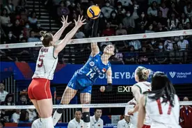 豪取六连胜！世联赛中国女排3-1逆转保加利亚图片