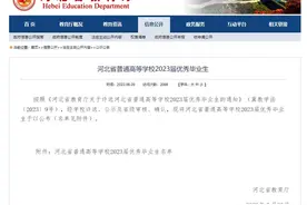 河北省普通高等学校2023届优秀毕业生名单公布图片