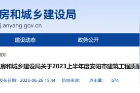 河南省安阳市住房和城乡建设局关于2023上半年度安阳市建筑工程质量标准化示范工地的公示图片