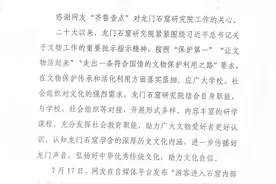 景区回应游客进龙门石窟内部参观：研学团队的课程安排图片