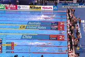 创造历史！男子4X100米混合泳接力决赛，中国队破亚洲纪录夺得银牌图片