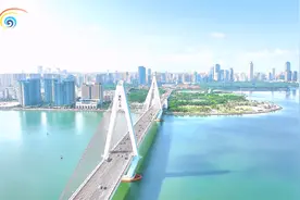 瞰海南 | 世纪大桥，见证海口的万千繁华图片