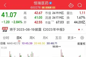 传言下的恒瑞医药：市值缩水，销售费用高企，出海寻觅新机会图片