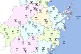 寒潮致浙江多地降温幅度超20℃，8日起气温回升图片