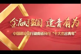 视频丨金融强国 建青有为！中国建设银行湖南省分行“十大杰出青年”图片