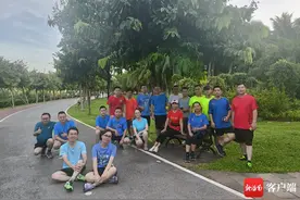 海口“健康达人”赵微带动同事“跑”出健康生活图片