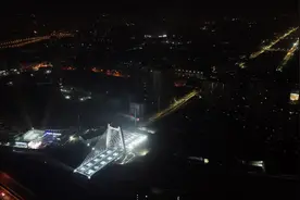 图片新闻｜西安：4.8万吨独塔斜拉桥成功转体图片