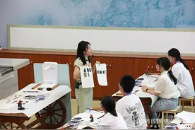 后起之秀“邂逅”艺坛宗师 第二届青少年书画传习大会在“大千故里”落下帷幕图片