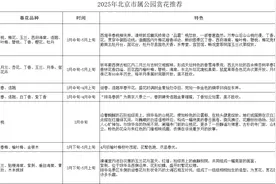 北京市属公园赏花序幕拉开，游客可夜赏春花图片