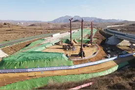 G95首都地区环线高速廊坊至涿州段改扩建工程开建图片