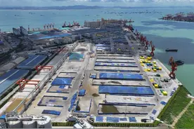 广州港南沙港区粮食及通用码头扩建工程通过竣工验收图片