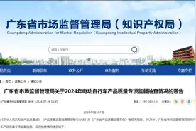 53款电动自行车抽查不合格，雅迪、爱玛、飞道榜上有名图片