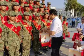 聊城军供站全力保障秋季入伍新兵图片