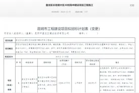 投入1.23亿元！昆明计划在这里建一所30班高中图片