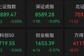 A股三大指数小幅低开，福耀玻璃AH股齐跌图片