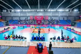 山东男排主场3-1大胜天津男排图片